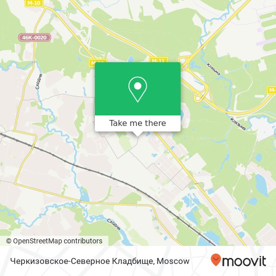 Черкизовское-Северное Кладбище map