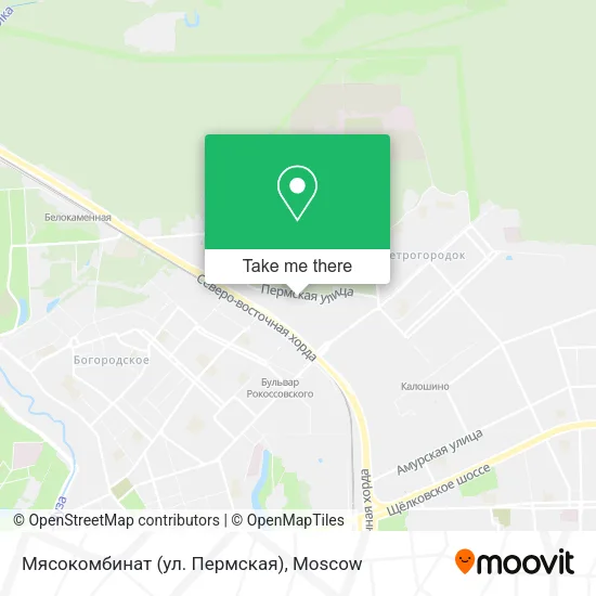 Мясокомбинат (ул. Пермская) map