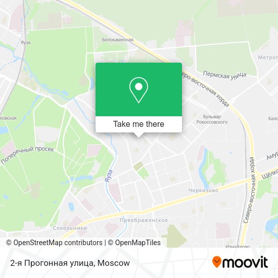 2-я Прогонная улица map