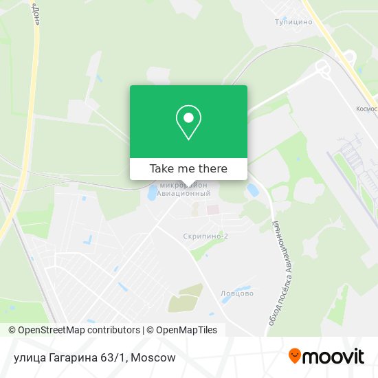 улица Гагарина 63/1 map