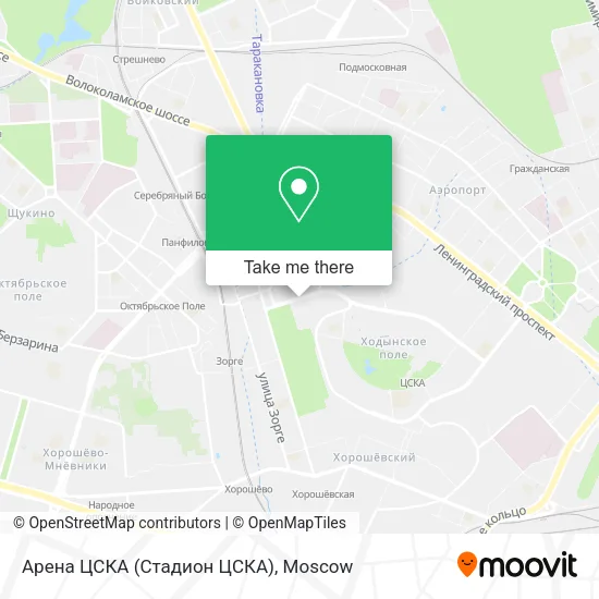 Арена ЦСКА (Стадион ЦСКА) map