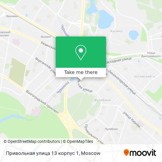 Привольная улица 13 корпус 1 map