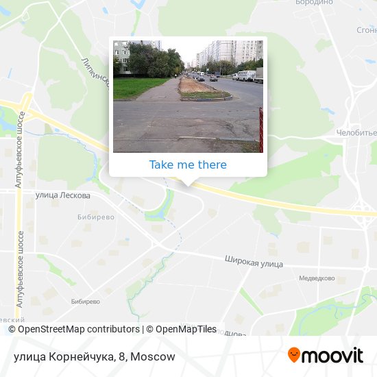 улица Корнейчука, 8 map