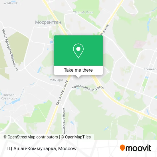 ТЦ Ашан-Коммунарка map