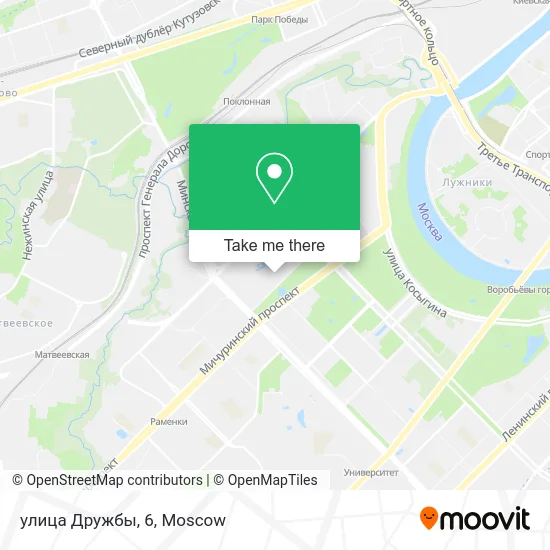 улица Дружбы, 6 map
