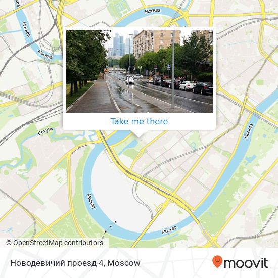 Новодевичий проезд 4 map