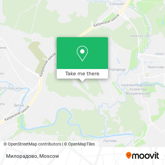 Милорадово map