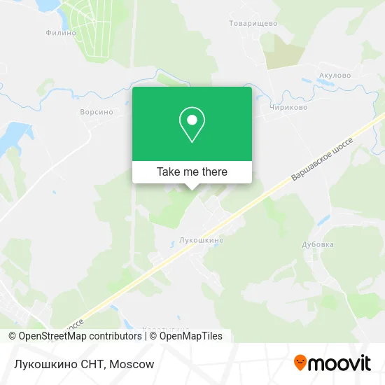 Лукошкино СНТ map