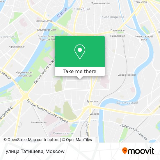 улица Татищева map