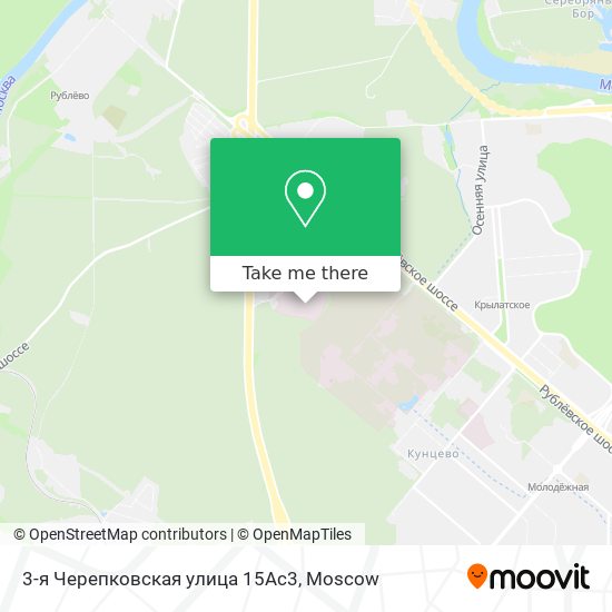 3-я Черепковская улица 15Ас3 map