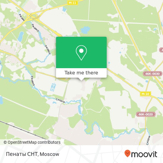 Пенаты СНТ map
