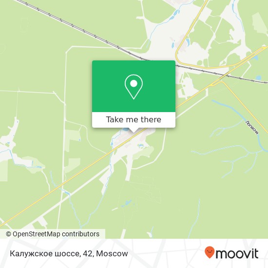 Калужское шоссе, 42 map