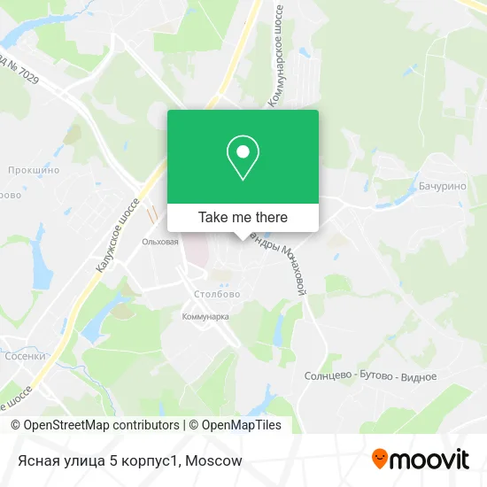 Ясная улица 5 корпус1 map