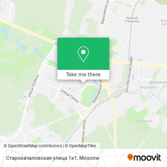 Старокачаловская улица 1к1 map