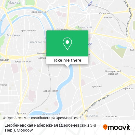 Дербеневская набережная (Дербеневский 3-й Пер.) map