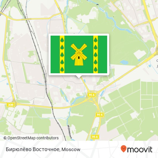 Бирюлёво Восточное map