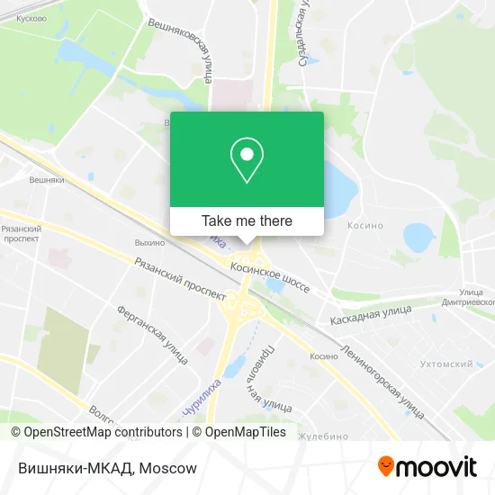 Вишняки-МКАД map