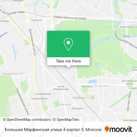 Большая Марфинская улица 4 корпус 5 map