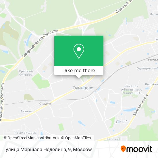 улица Маршала Неделина, 9 map