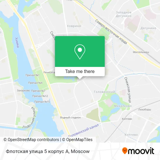 Флотская улица 5 корпус А map