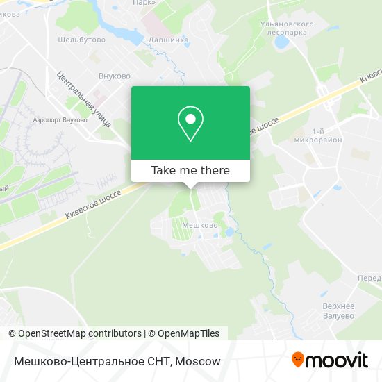 Мешково-Центральное СНТ map