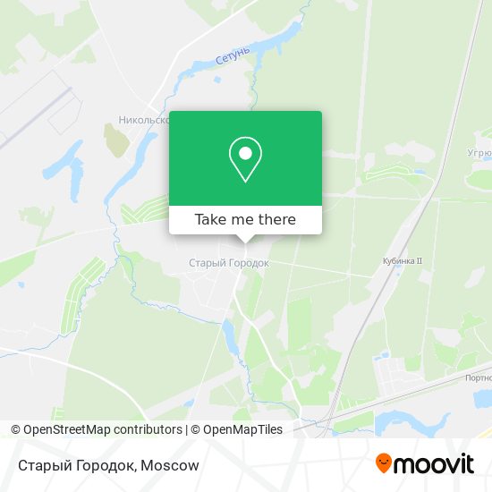 Старый Городок map