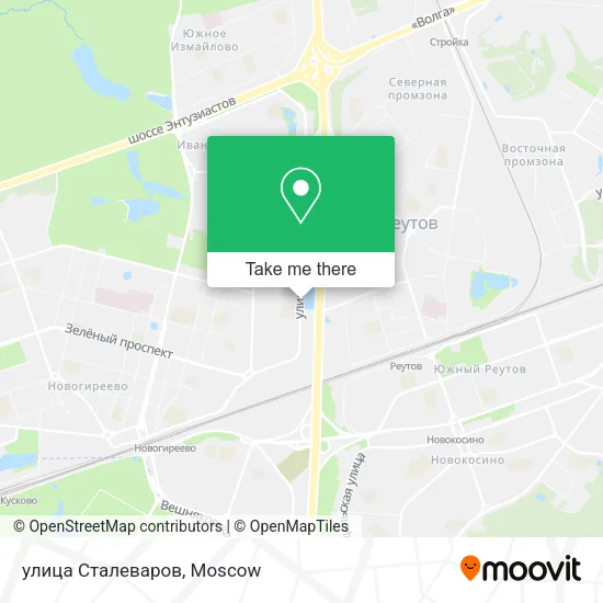 улица Сталеваров map