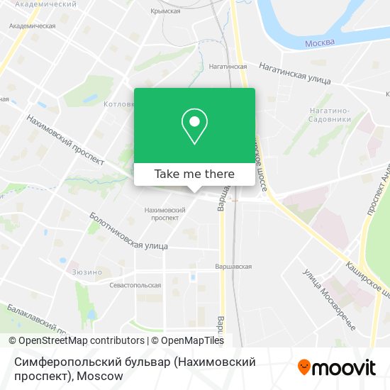 Симферопольский бульвар (Нахимовский проспект) map