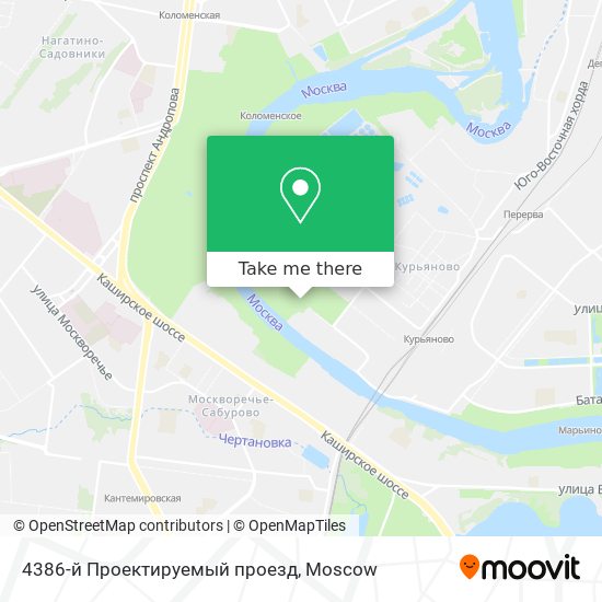 4386-й Проектируемый проезд map