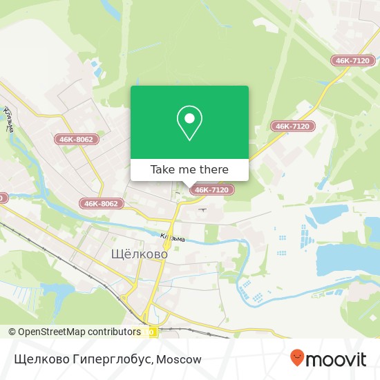 Щелково Гиперглобус map