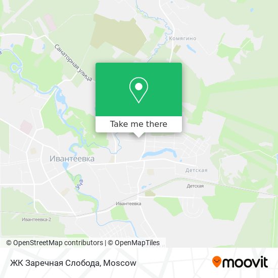 ЖК Заречная Слобода map