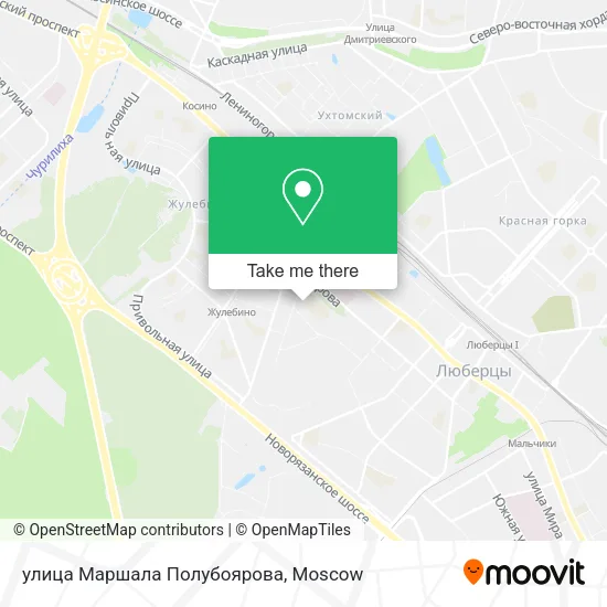 улица Маршала Полубоярова map