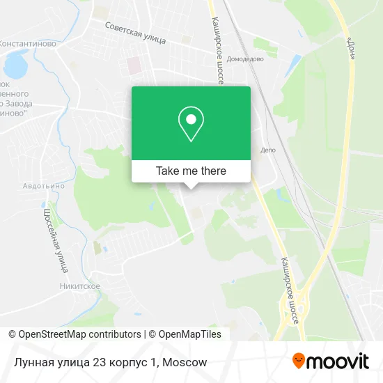 Лунная улица 23 корпус 1 map