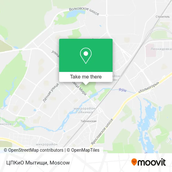ЦПКиО Мытищи map