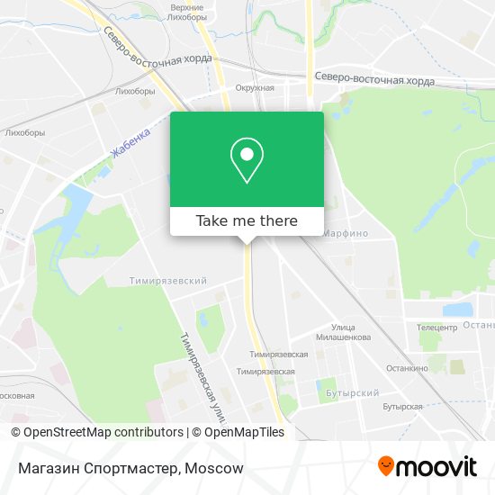 Магазин Спортмастер map