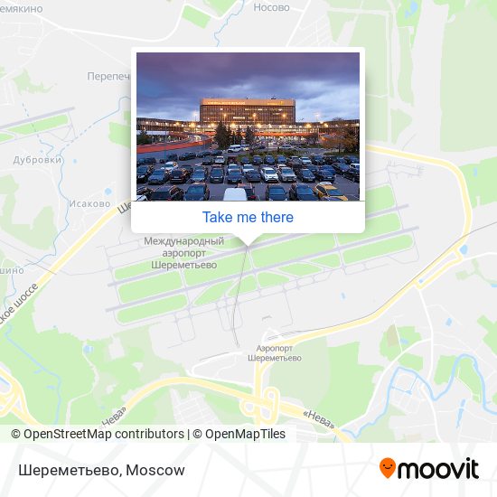 Шереметьево map