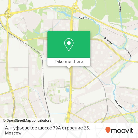 Алтуфьевское шоссе 79А строение 25 map