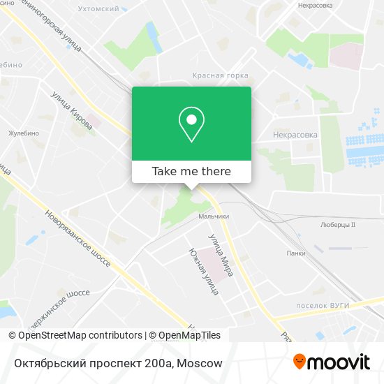 Октябрьский проспект 200а map