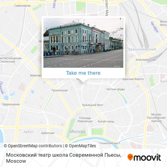 Московский театр школа Современной Пьесы map