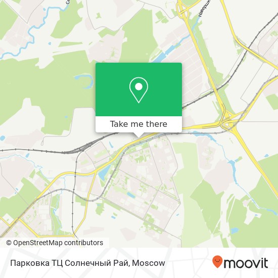 Парковка ТЦ Солнечный Рай map