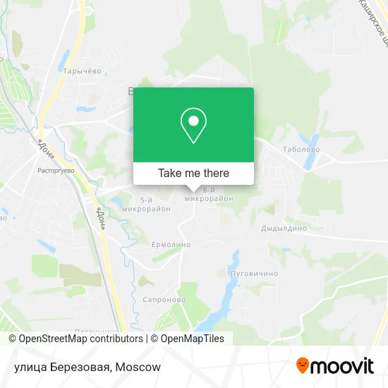 улица Березовая map