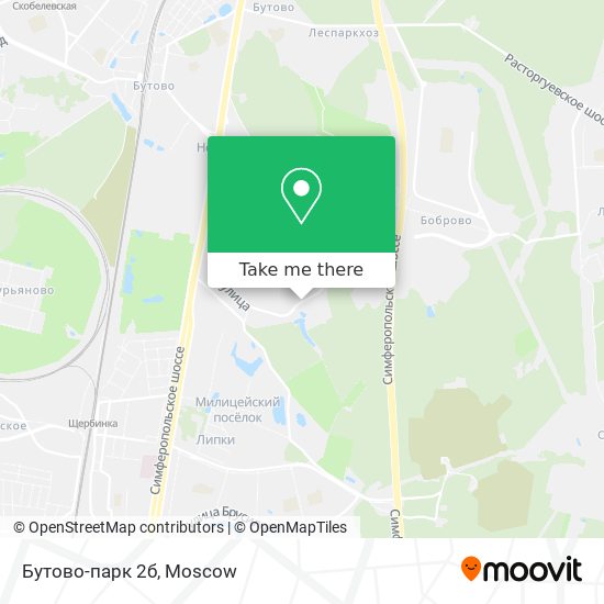Бутово-парк 2б map