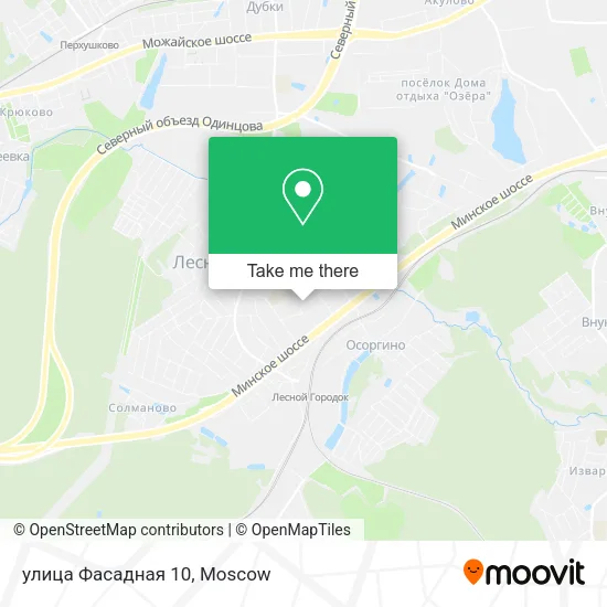 улица Фасадная 10 map