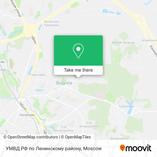 УМВД РФ по Ленинскому району map