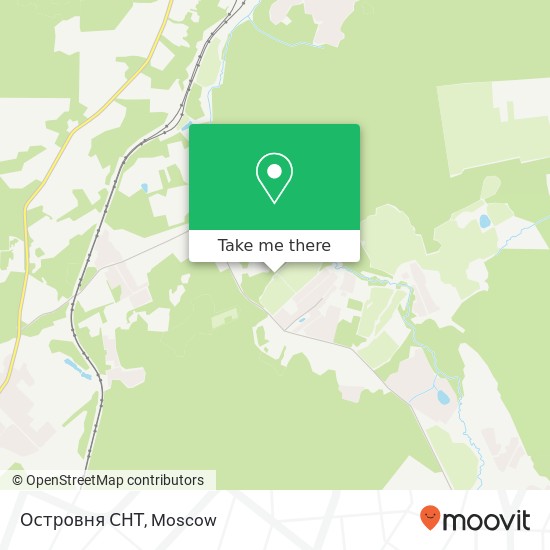 Островня СНТ map