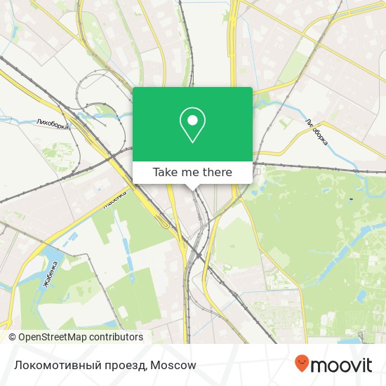 Локомотивный проезд map