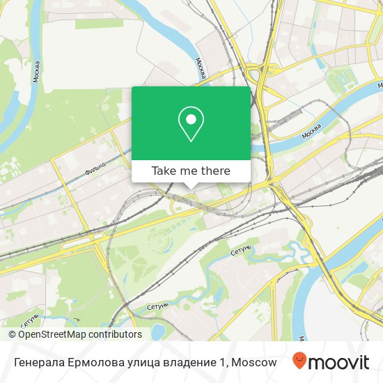 Генерала Ермолова улица владение 1 map