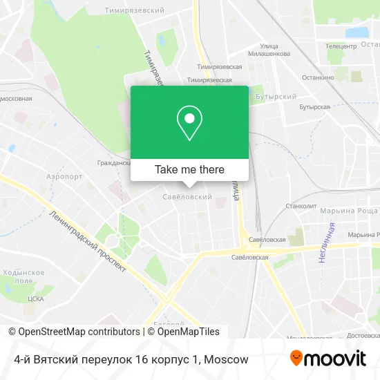 4-й Вятский переулок 16 корпус 1 map