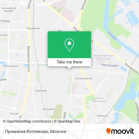 Промзона Котляково map