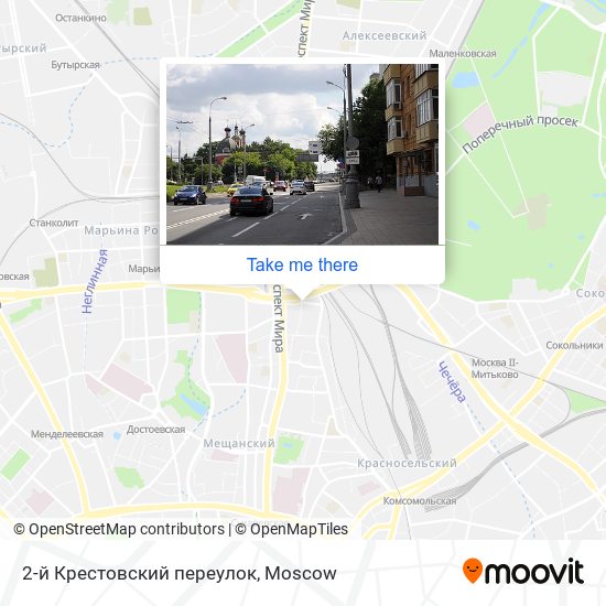 2-й Крестовский переулок map